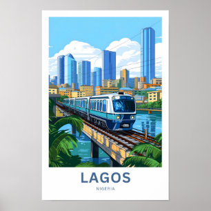 Poster Lagos Nigeria - Imprimer