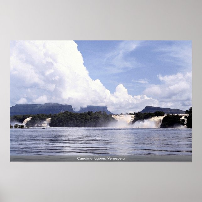 Poster Lagune de Canaima, Venezuela (Devant)