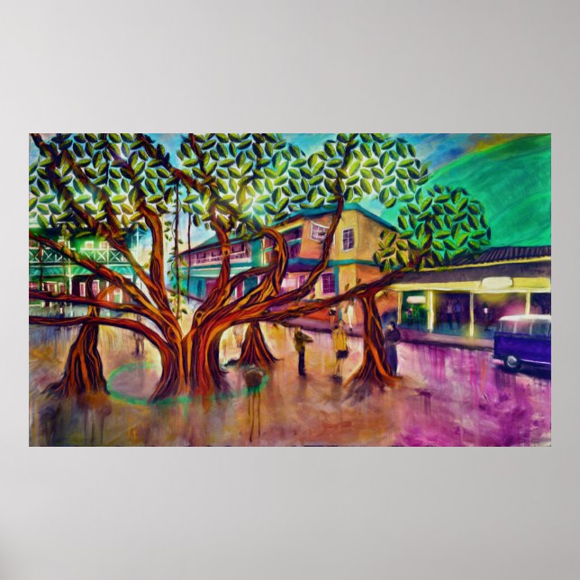 Poster Lahaina Banyan Arbre De Vie (Devant)