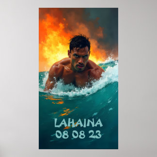 Poster Lahaina rend hommage