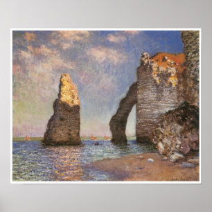 Poster L'Aiguille, Étretat, 1885