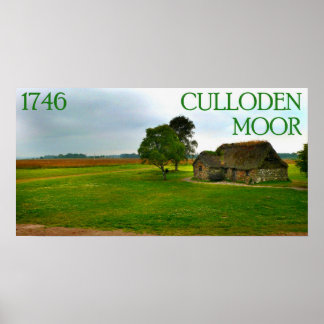 Poster laine de culloden 1746