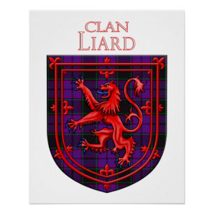 Poster Laird Tartan Scottish Plaid Lion Rampant