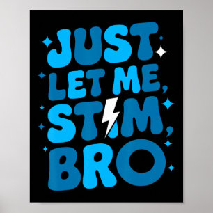 Poster Laisse-moi Stim Bro Avril Mois Sensibilisation sur