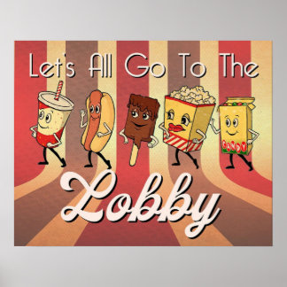 POSTER LAISSE TOUS ALLER AU LOBBY