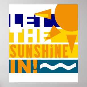 Poster Laisser Briller Le Soleil Dans L'affiche