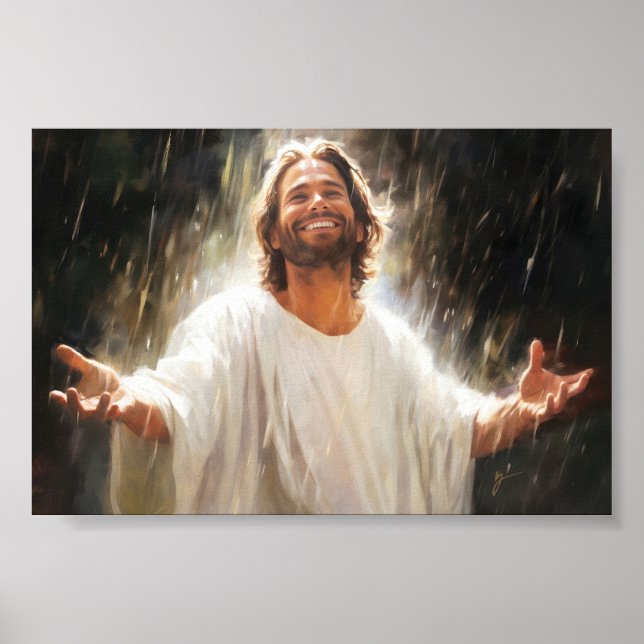 Poster Laisser la pluie (Devant)