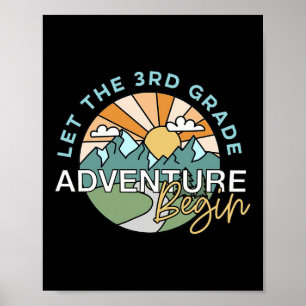Poster Laisser L'Aventure 3e Année Commencer L'Enseignant