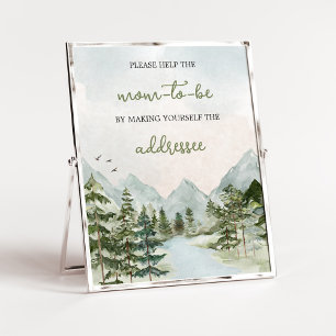 Poster Laisser l'aventure commencer Woodland Enveloppe St