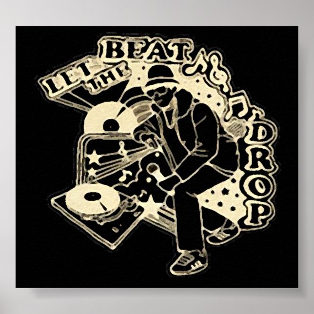 Poster laisser tomber le rythme (Devant)