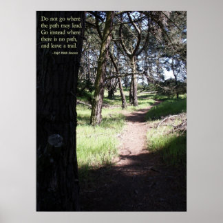 Poster Laisser un sentier