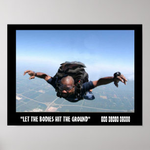 Poster Laissez les corps tomber par terre