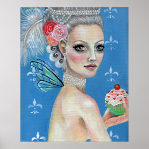 Poster Laissez-les manger du gâteau