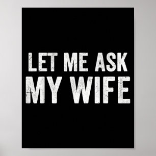 Poster Laissez-moi demander à ma femme Drôles de cadeaux