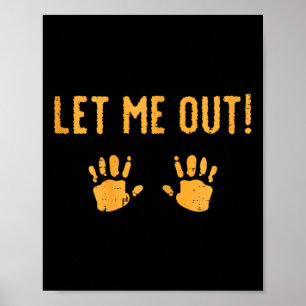 Poster Laissez-moi sortir Costume bébé Halloween
