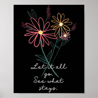 Poster Laissez Tout Voir Ce Qui Reste Inspirationnel Wild