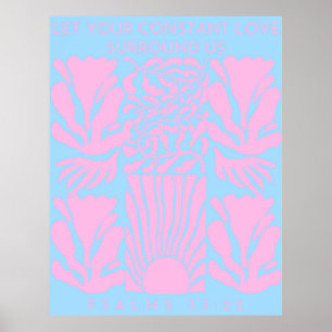 Poster Laissez votre amour constant nous entourer