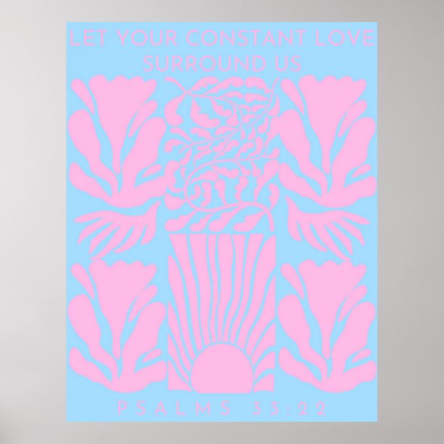 Poster Laissez votre amour constant nous entourer (Devant)
