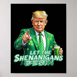 Poster Laissons les Shenanigans commencer le Jour de la S