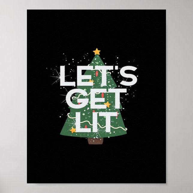 Poster Laissons tomber - l'idée de Noël est essentielle (Devant)
