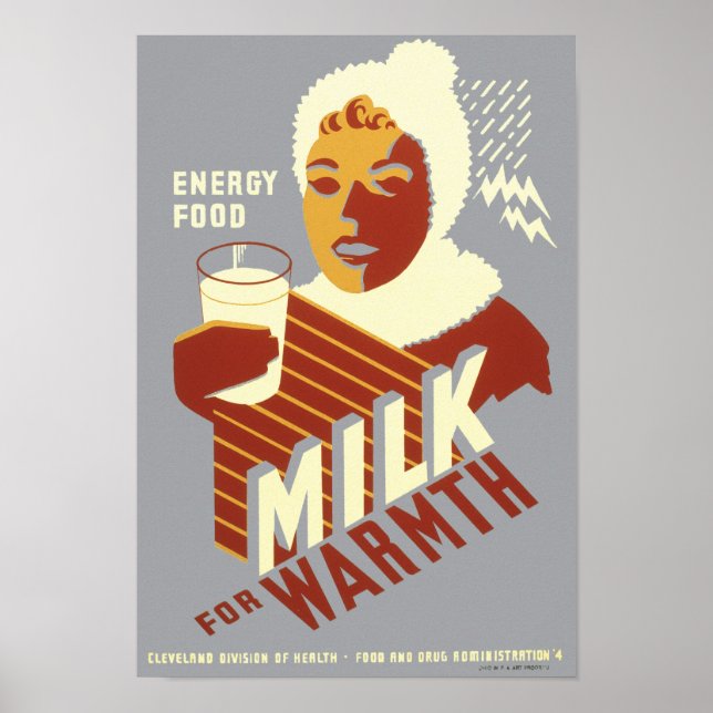 Poster Lait pour la chaleur (Devant)