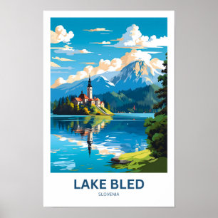 Poster Lake Bled Slovénie Imprimer