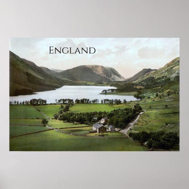 Poster Lake District (Angleterre) (1900) (Devant)