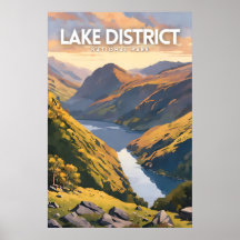 Lake District National Park Art Décor Voyage