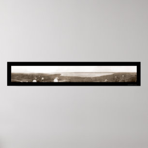 Poster Lake Geneva WI Yerkes Photo 1910