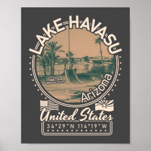 POSTER LAKE HAVASU - ARIZONA