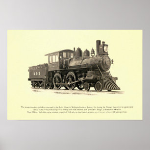 Poster Lake Shore et Michigan Southern Railway Co.
