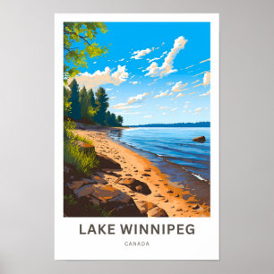 Poster Lake Winnipeg Canada - Imprimer