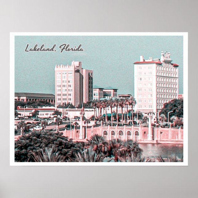 POSTER LAKELAND FLORIDA (Devant)