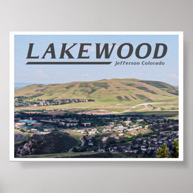 POSTER LAKEWOOD COLORADO (Devant)