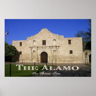 Poster L'Alamo, San Antonio Texas