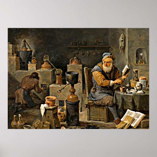 Poster L'alchimiste (Devant)
