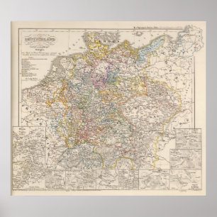Poster L'Allemagne alors la guerre de 30 ans