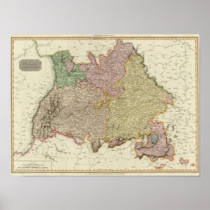 Poster L'Allemagne au sud du maya