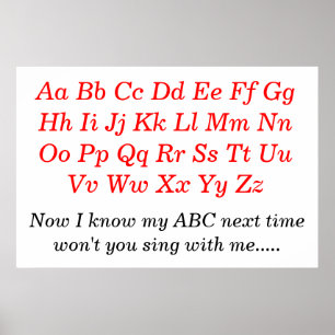 Poster L'Alphabet