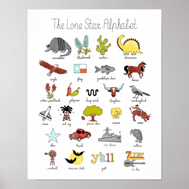 Poster L'Alphabet de l'étoile solitaire (Devant)