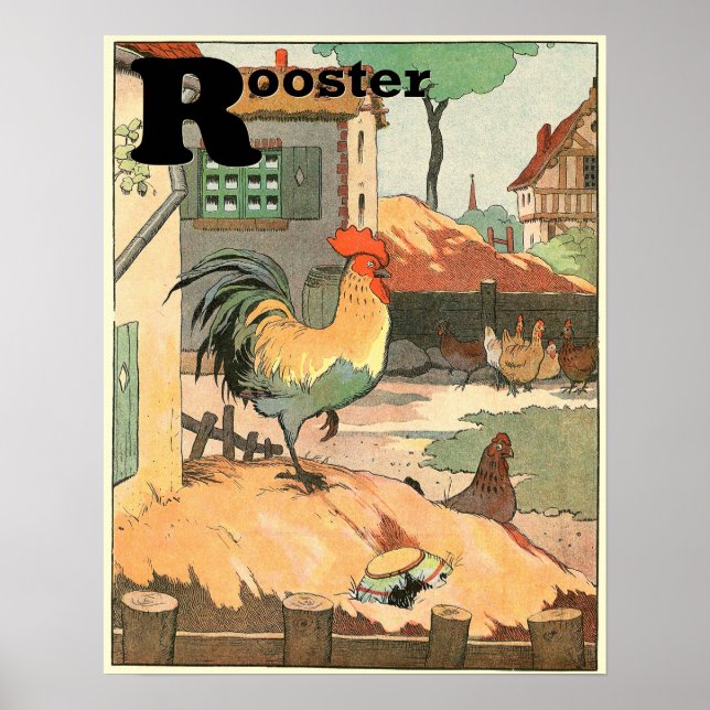 Poster L'alphabet du livre de contes (Devant)