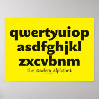 Poster - L'alphabet moderne