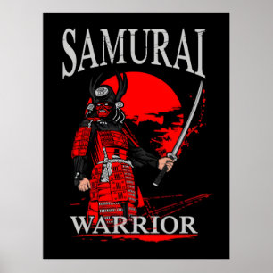 Poster Lame de Guerrier Samouraï : Bataille aux Traits de