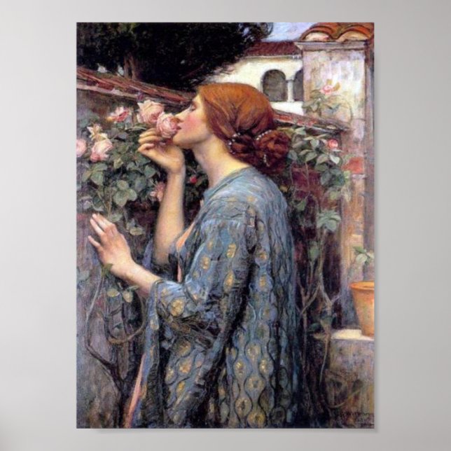 Poster L'âme du Rose imprimé (Devant)