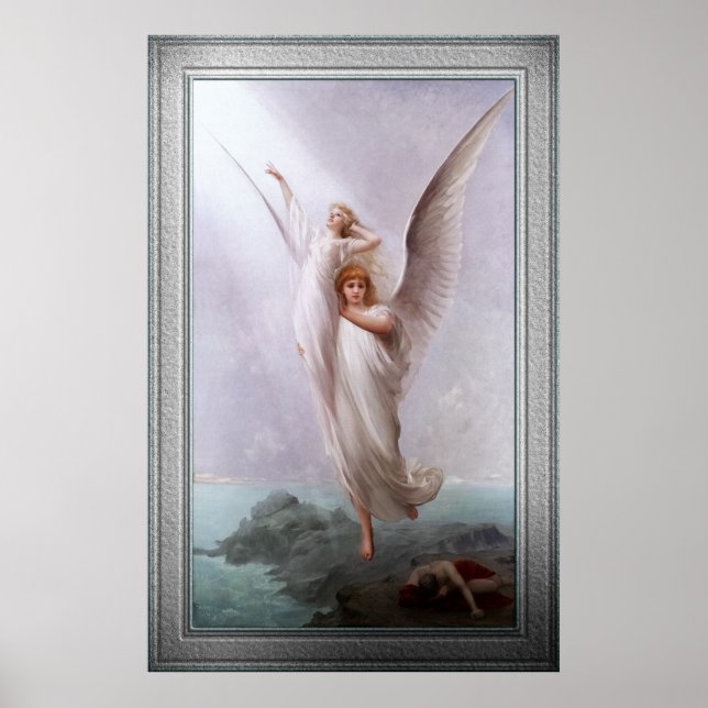 Poster L'âme humaine par Luis Ricardo Falero (Devant)