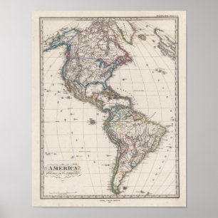 Poster L'Amérique par Stieler