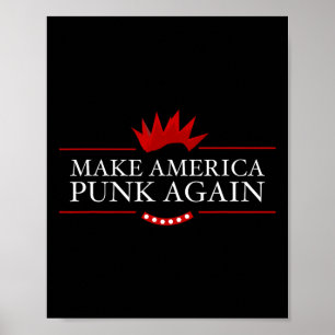 Poster L'Amérique Punk à nouveau l'idée cadeau anti-Trump