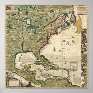 Poster L'Amérique Septentrionalis