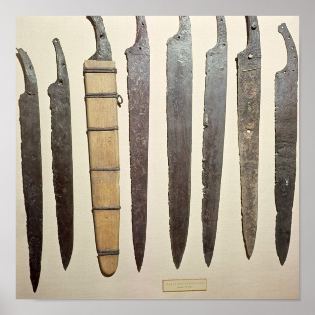 Poster Lames en fer vidé pour épées (Devant)