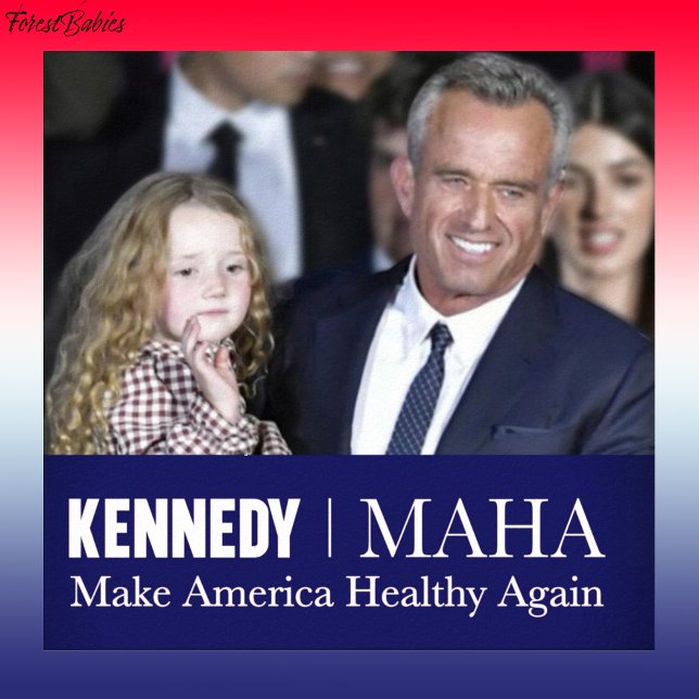 Poster L'AMHA rends l'Amérique en santé Kennedy 🇺 🇸 (MAHA Make America Healthy Again RFK USA Downloadable Robert F Kennedy jr Patriotic Bobby Poster 🇺🇸)